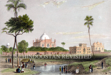 /data/Original Prints/Topography Views, City Views, Landscapes/MAUSOLEUM OF SUFTER JUNG DELHI.jpg